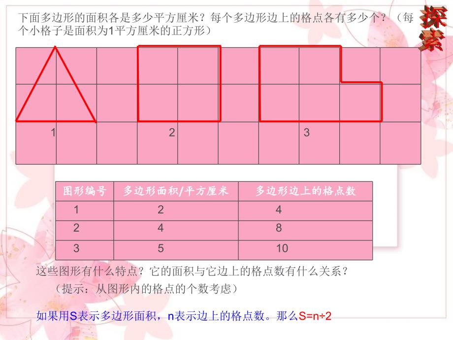 五年级上册数学课件2钉子板上的多边形面积丨苏教版共8张PPT_第4页