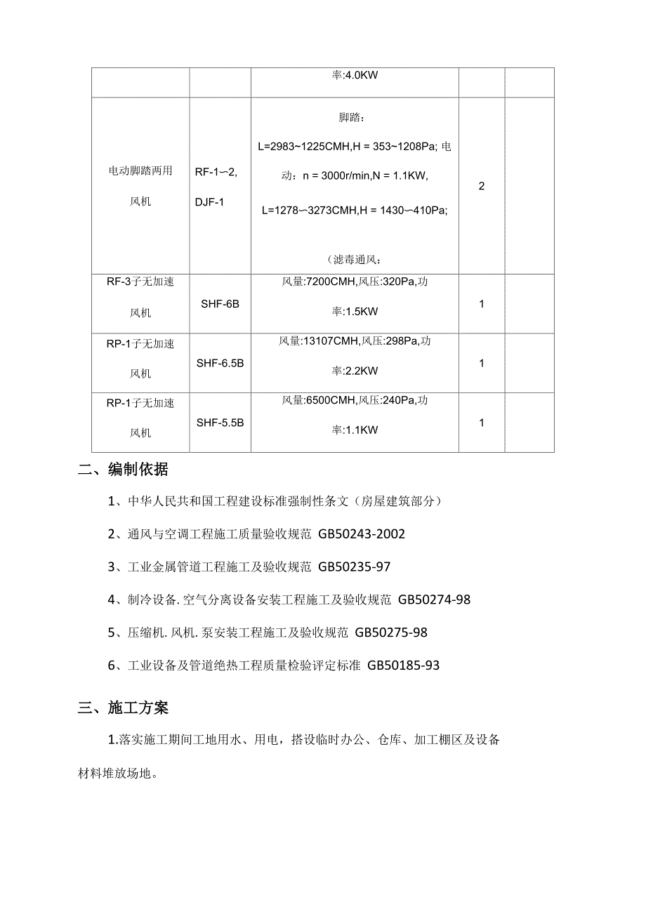 中央空调工程施工方案_第3页