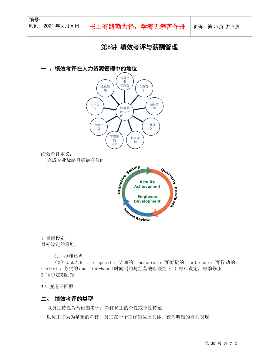 绩效考评与薪酬管理体系_第1页