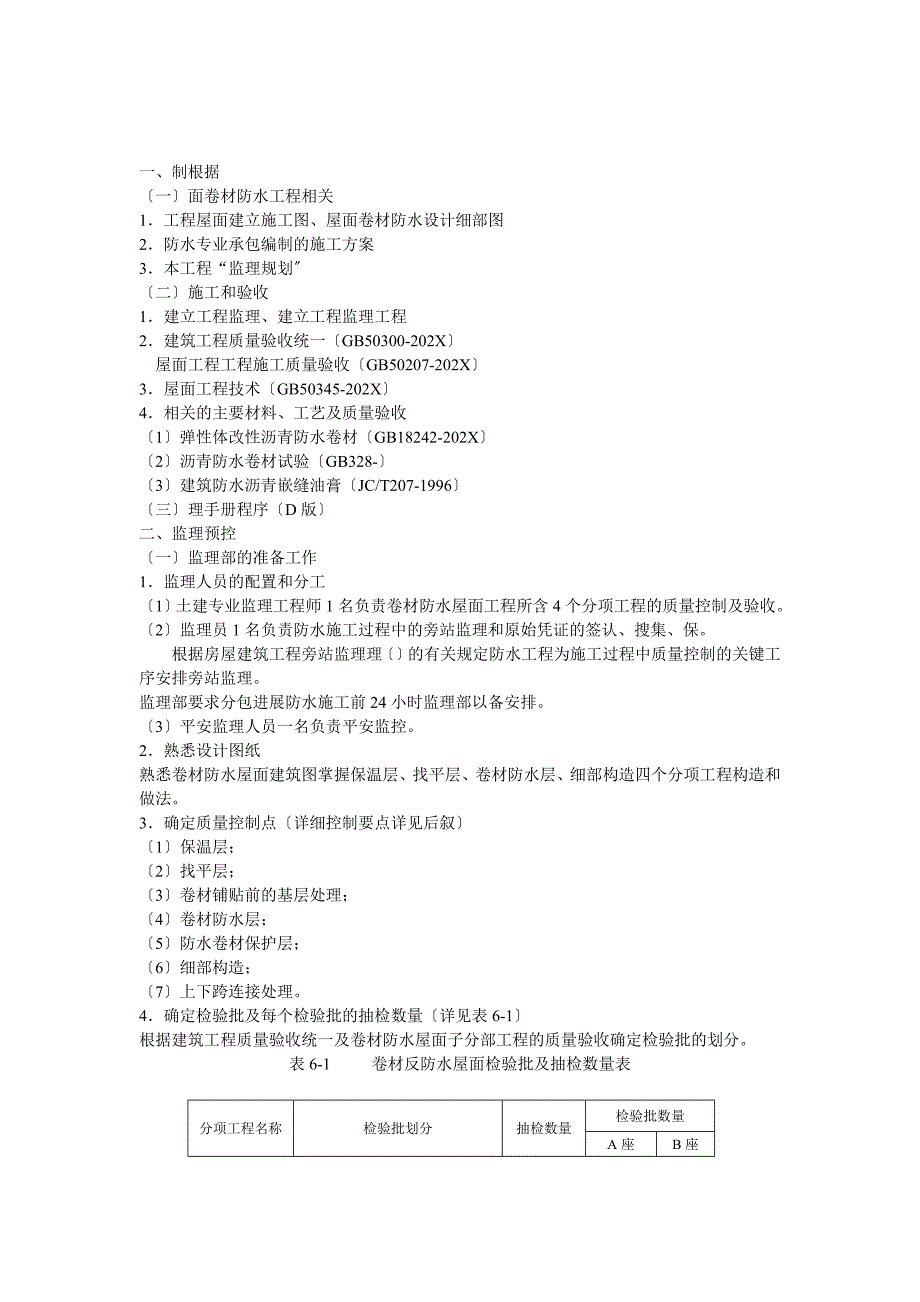 文化广场屋面卷材防水监理实施细则_第2页