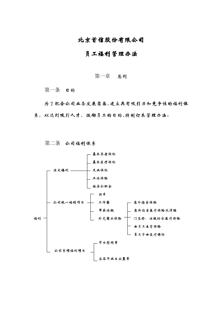 员工福利管理办法_第1页