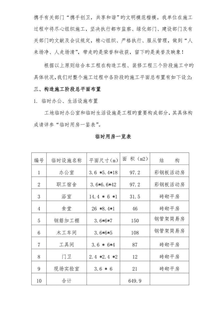 新建花城警苑围墙临时设施综合施工专题方案_第5页