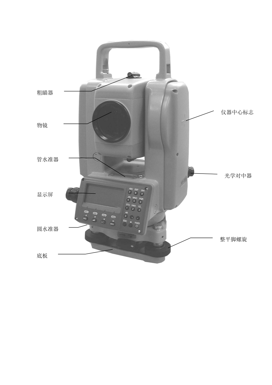 全站仪说明书使用方法_第1页