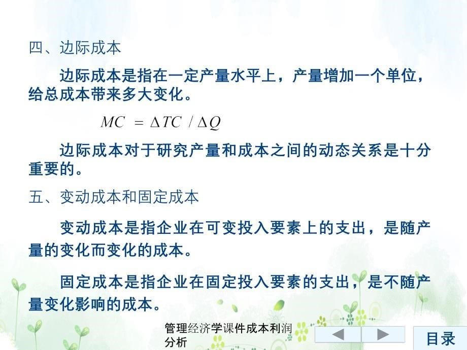 管理经济学课件成本利润分析_第5页