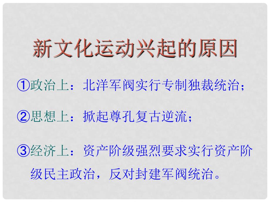 八年级历史上册 第二学习主题第八课新文化运动课件 川教版_第4页