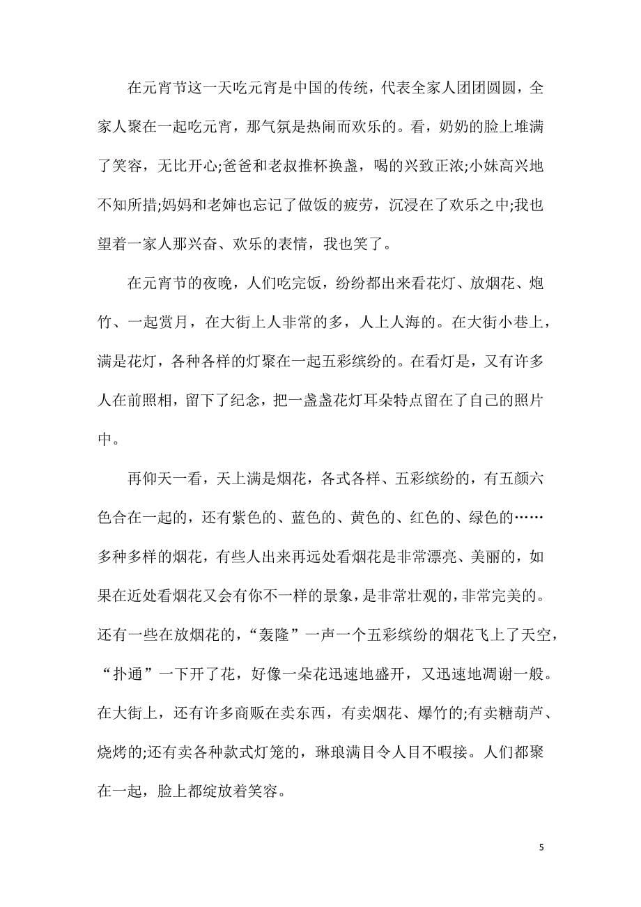 七年级寒假周记元宵节作文.doc_第5页