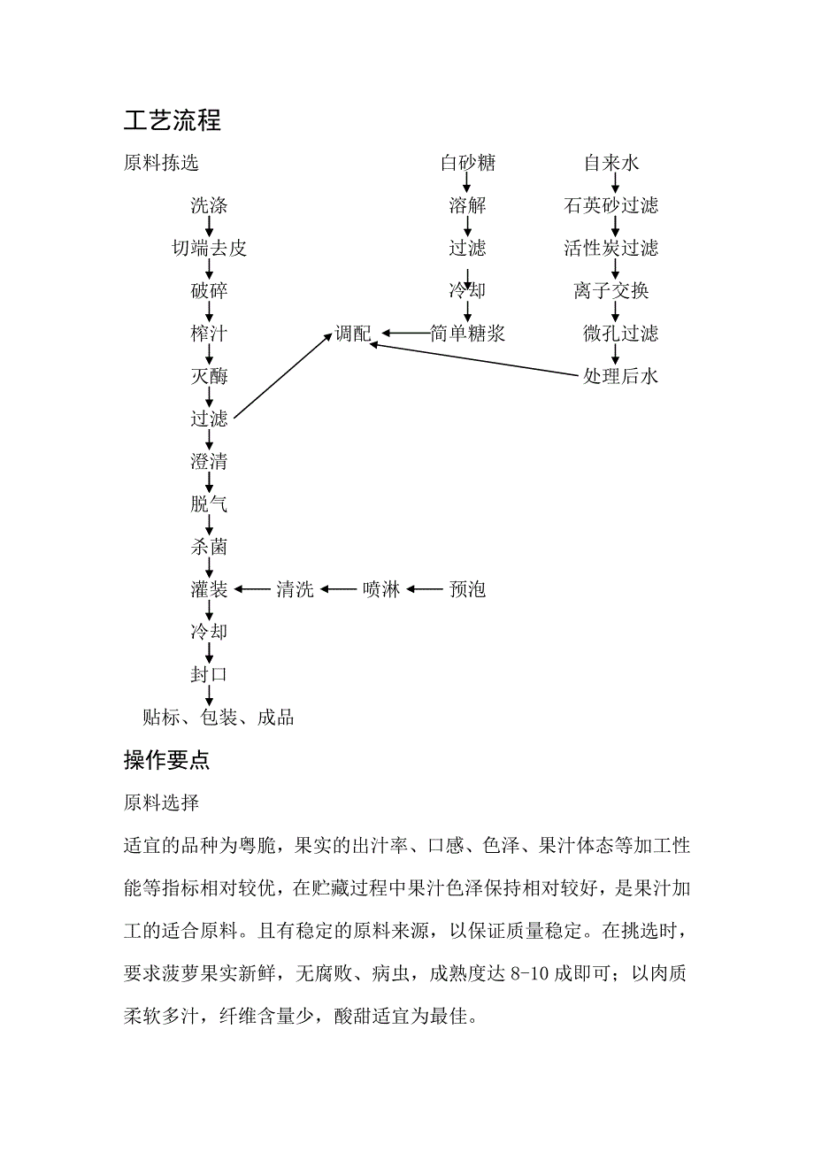 年产5万吨菠萝澄清汁饮料生产线设计_第2页