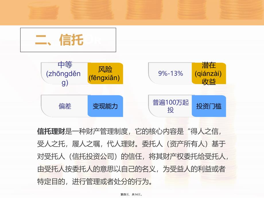 十种投资理财工具特点对比讲课讲稿_第4页