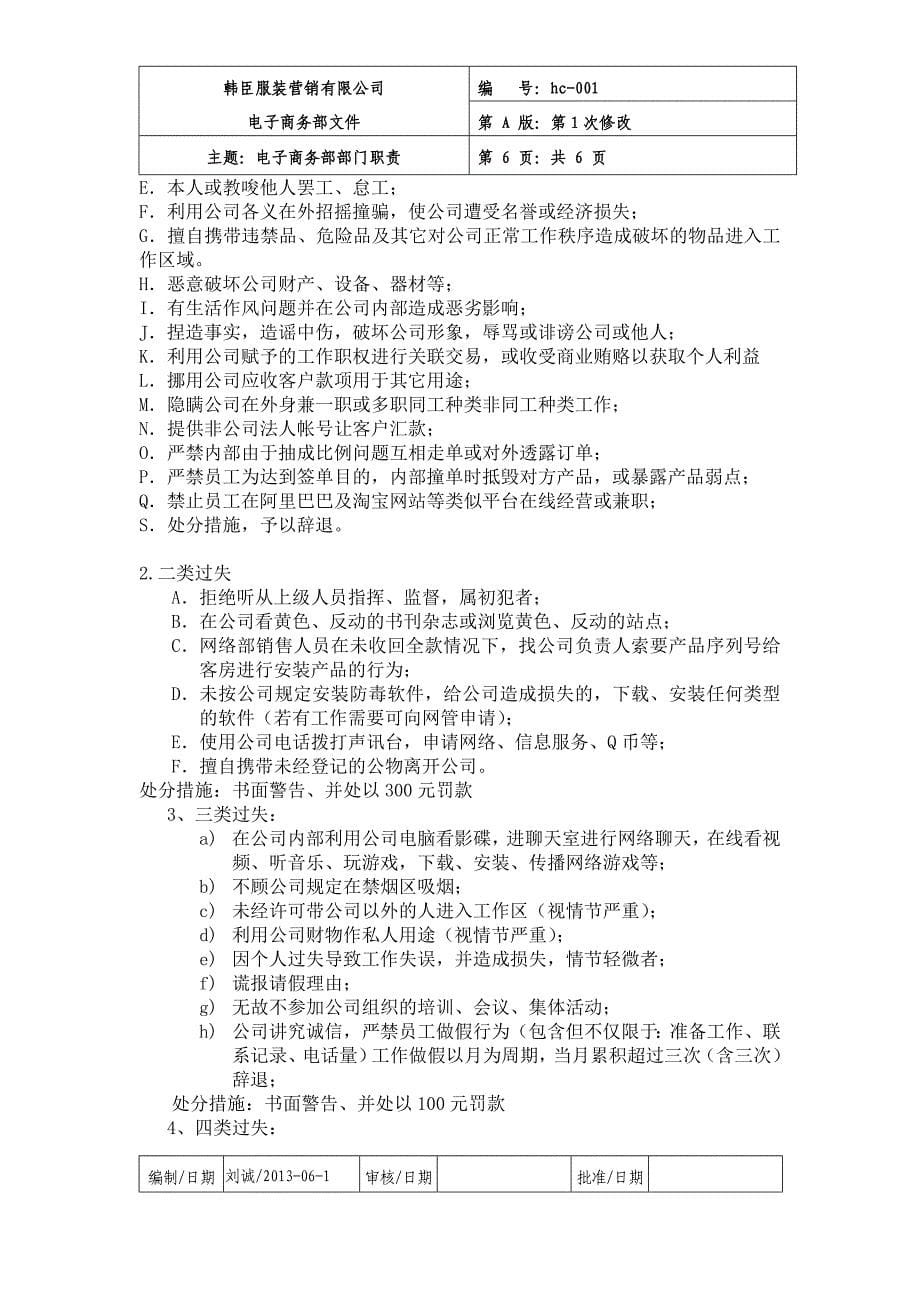 电子商务部职责以及规章制度 (2)（天选打工人）.docx_第5页