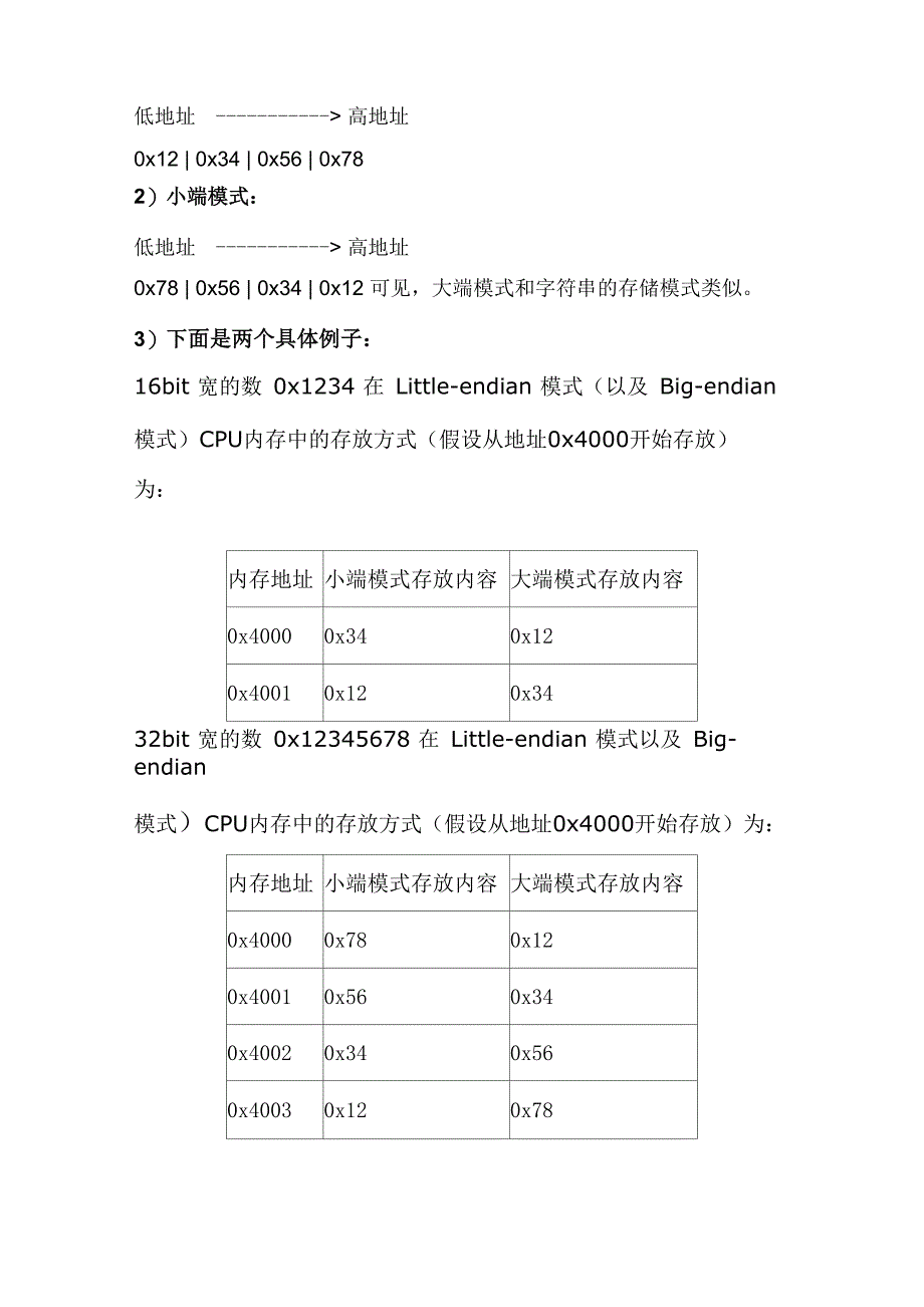 详解大端模式和小端模式_第2页