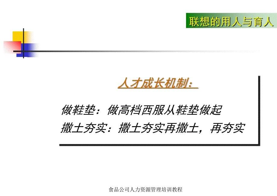 食品公司人力资源管理培训教程课件_第5页