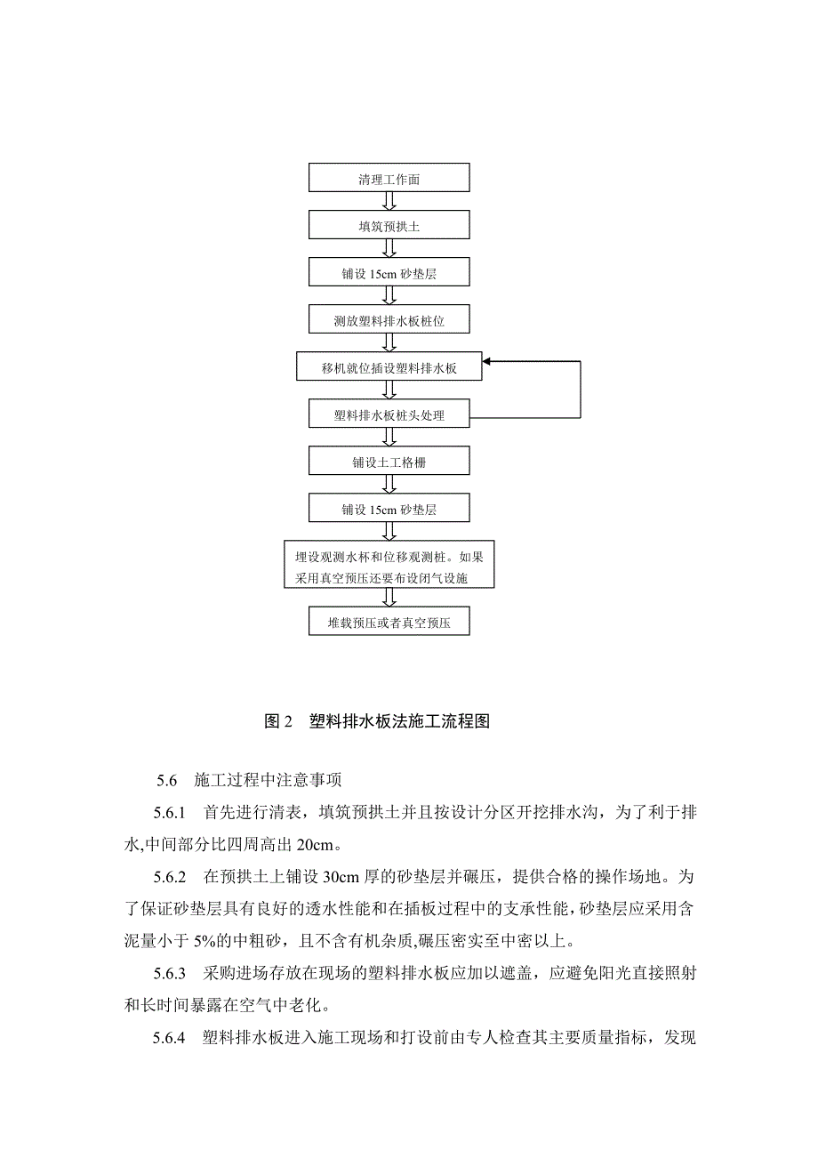 塑料排水板软基处理施工工法_第4页