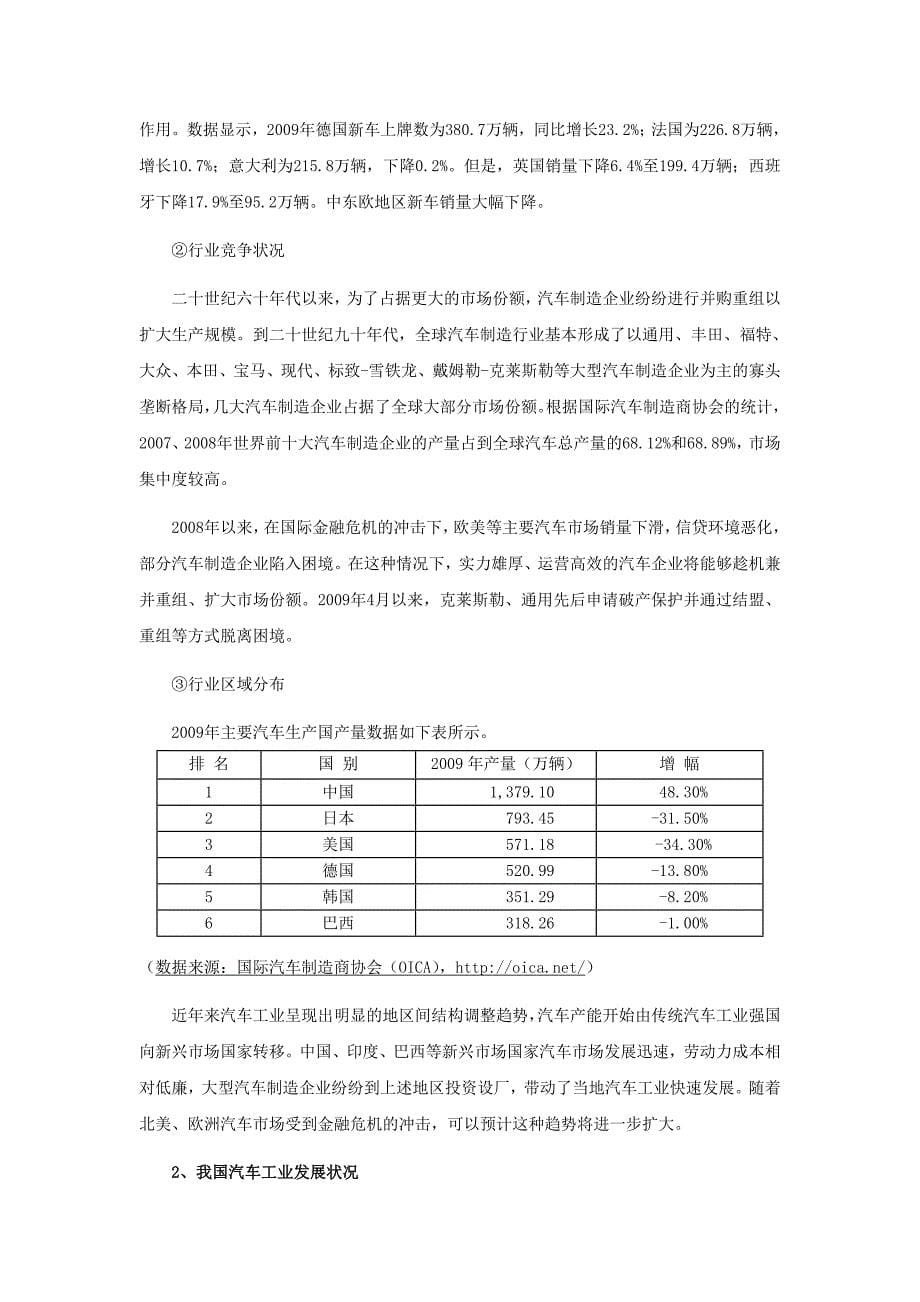 汽车内饰件行业分析_第5页