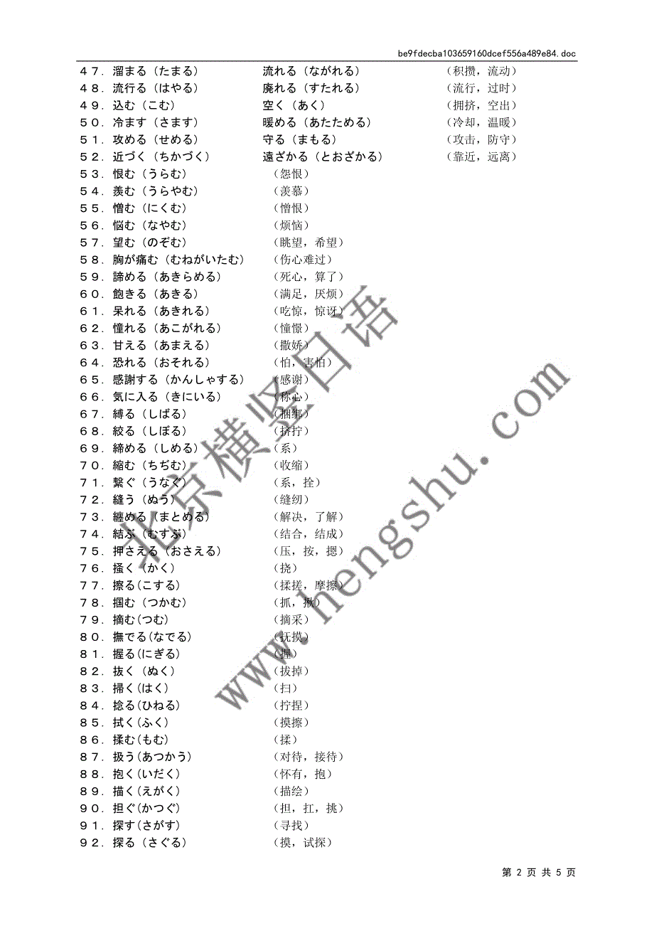 日语二级动词1.doc_第2页