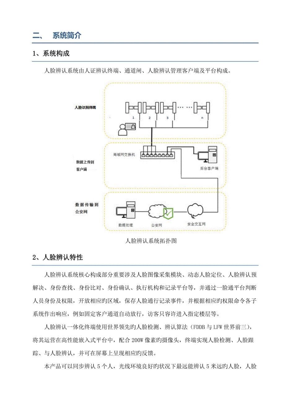 人脸识别系统解决专题方案_第5页