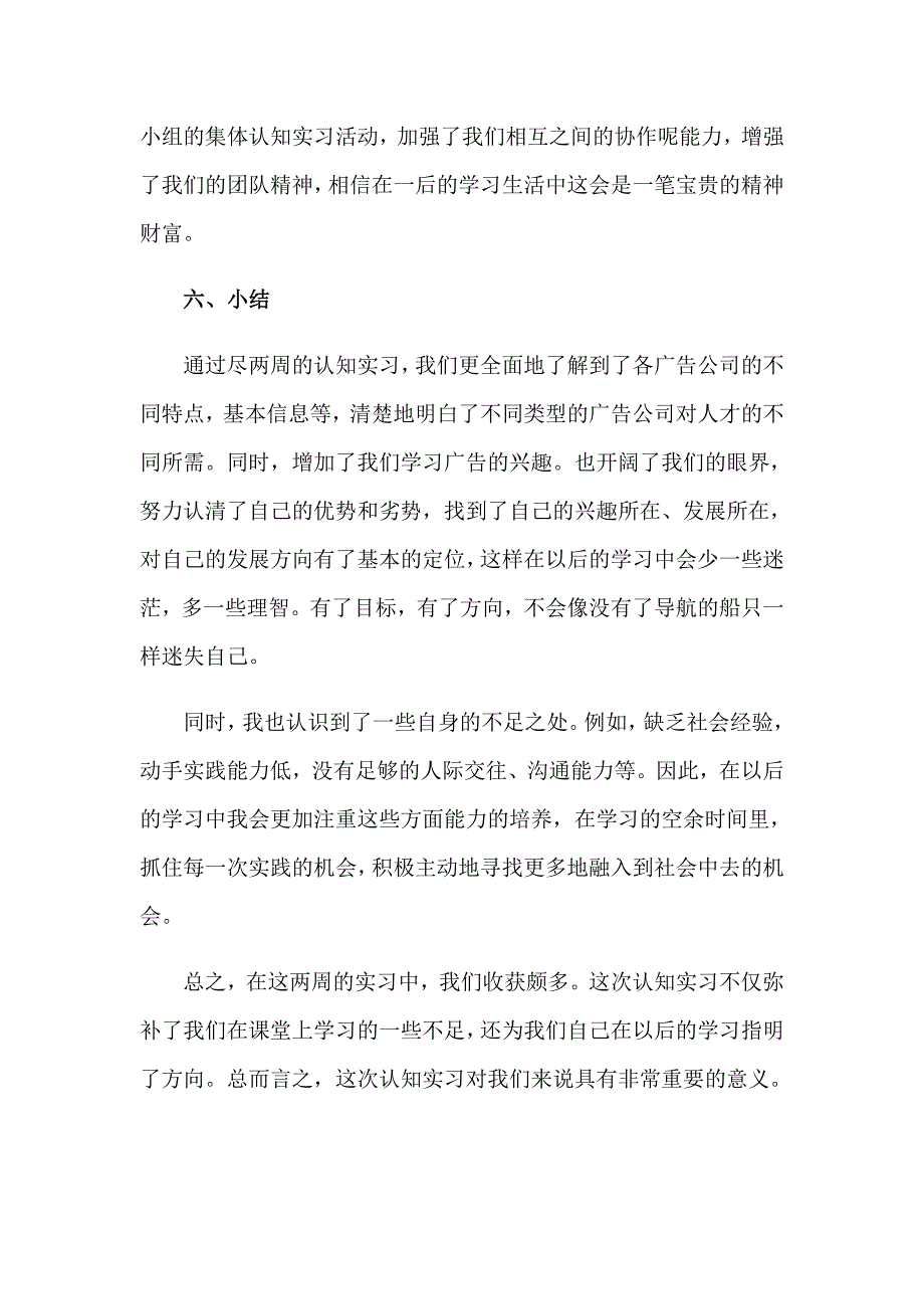 广告类实习报告模板集锦七篇_第3页