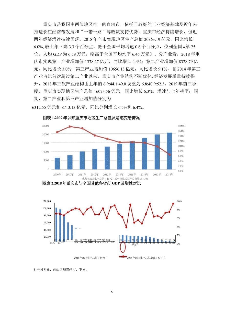 2019重庆市及下辖各区县经济财政实力与债务研究_第5页