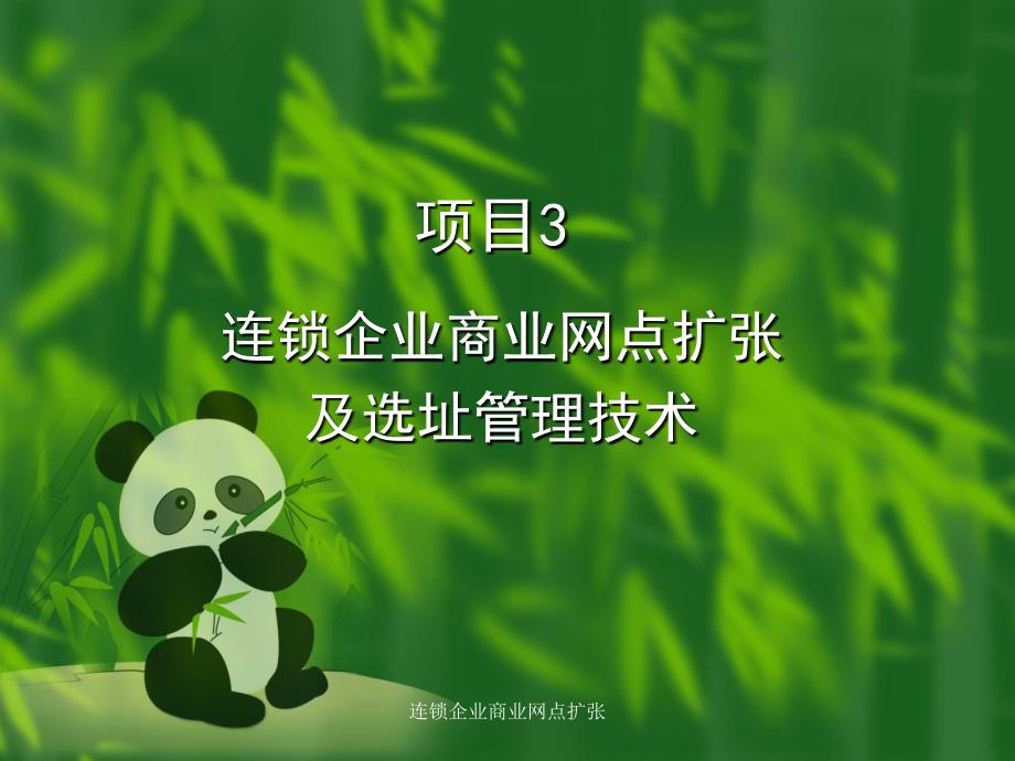 连锁企业商业网点扩张课件_第1页