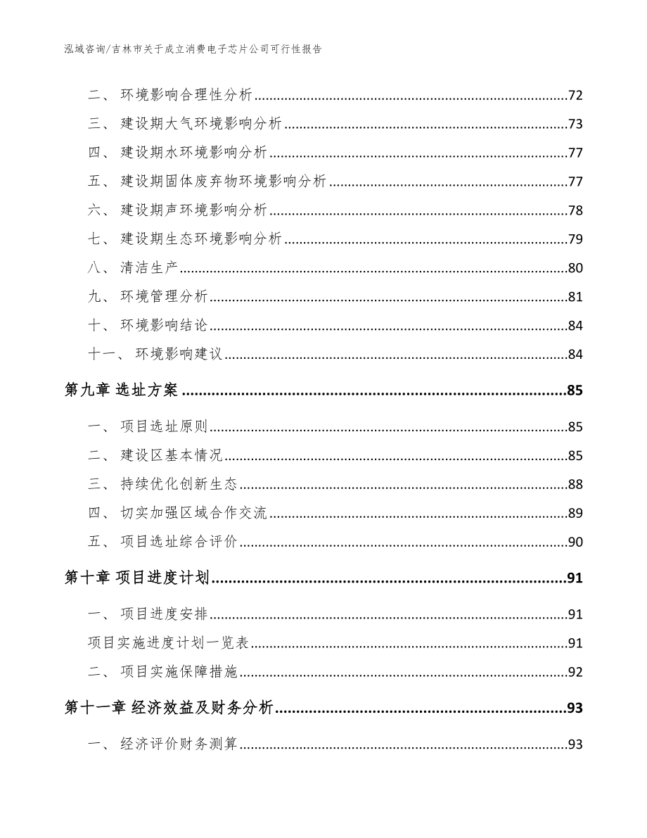 吉林市关于成立消费电子芯片公司可行性报告【模板】_第4页