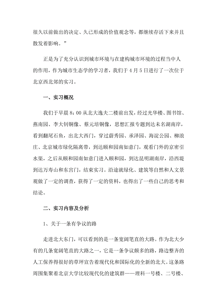 2023实习工作总结模板集锦十篇_第2页