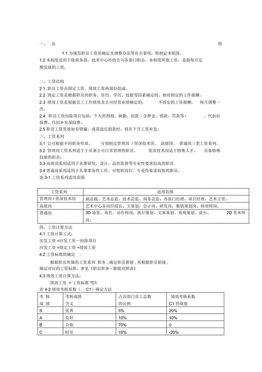 it公司薪水制度._第1页