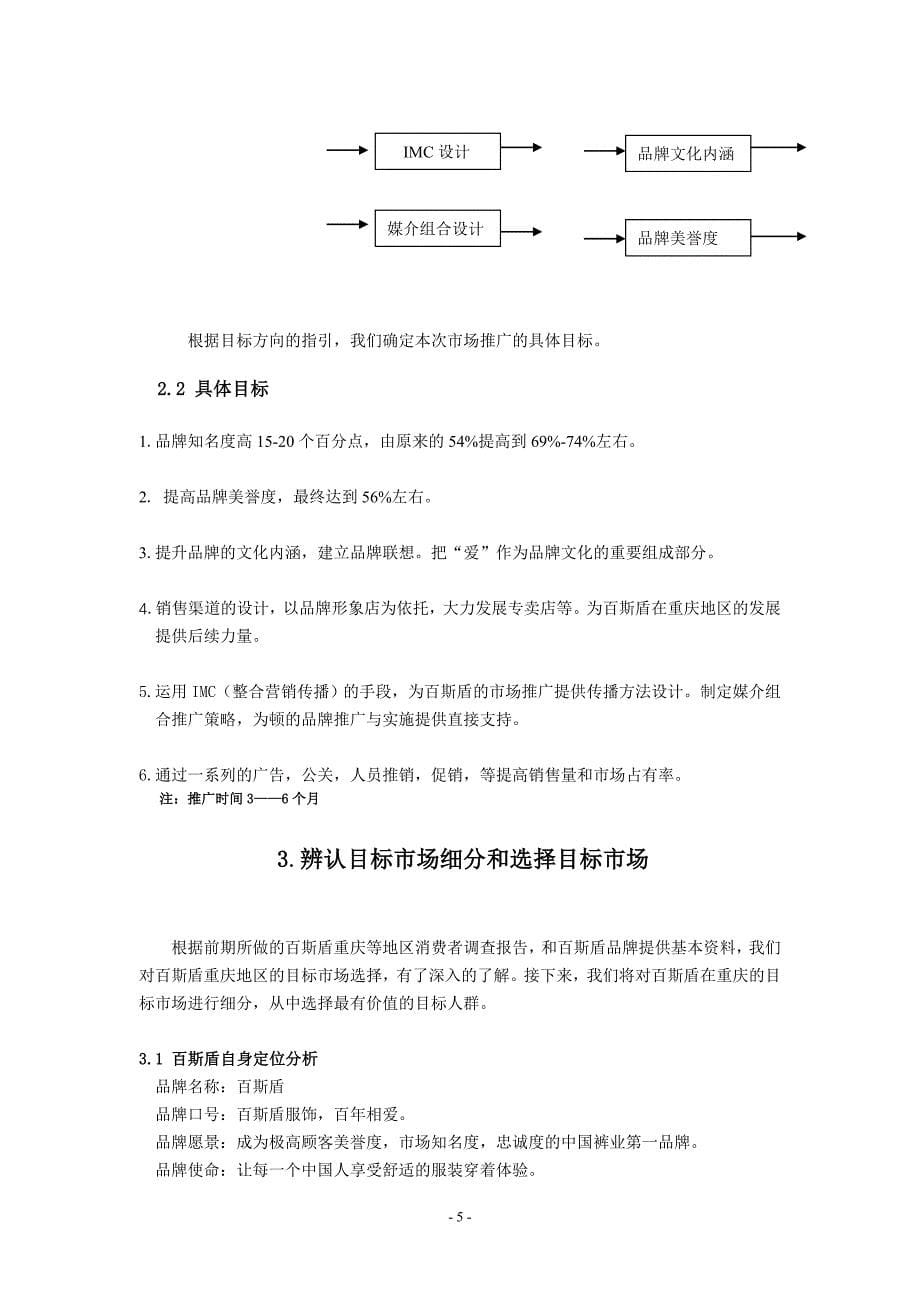 百斯盾裤装品牌重庆地区市场推广策划总案_第5页