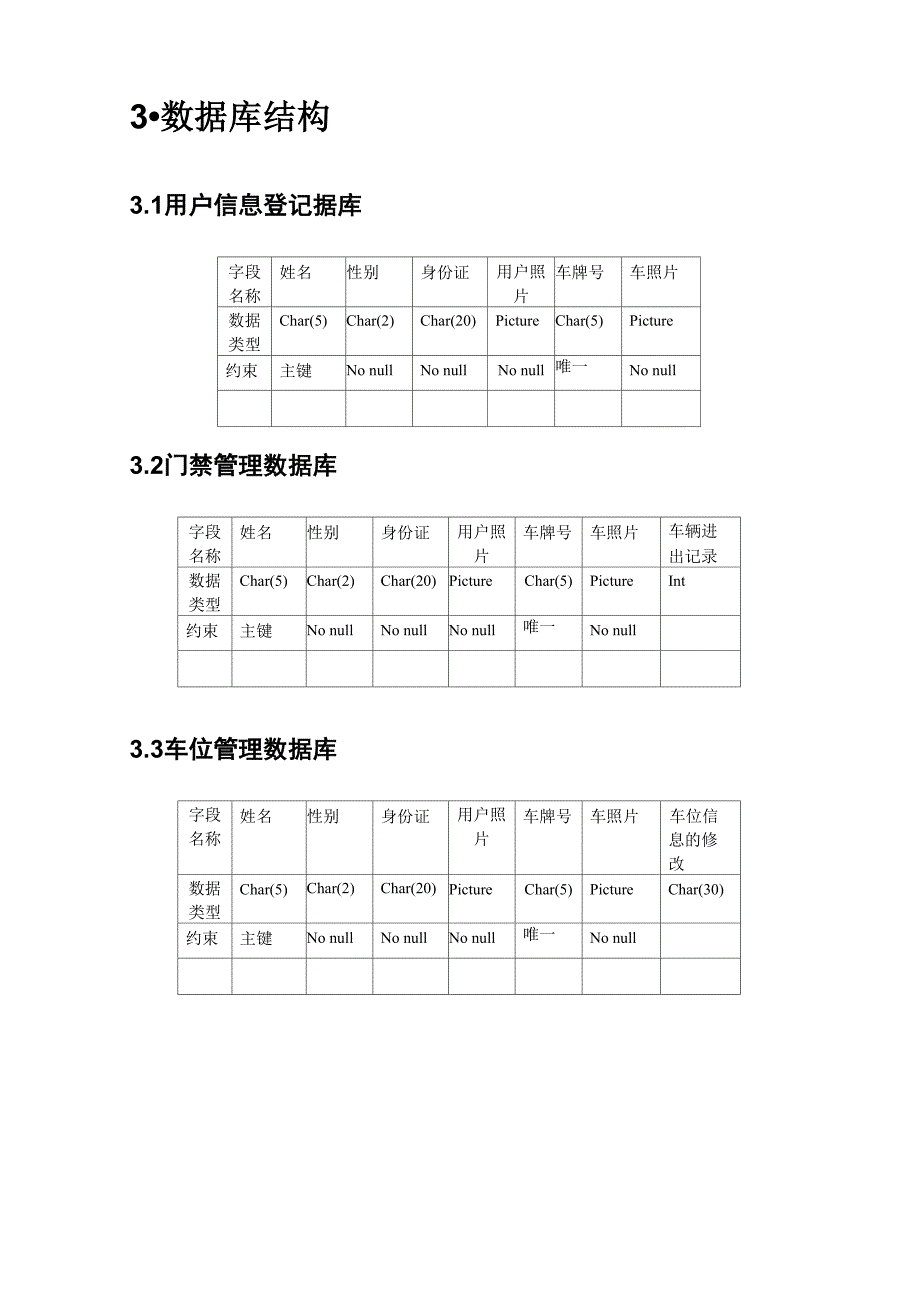 智能停车场管理系统详细设计方案_第3页