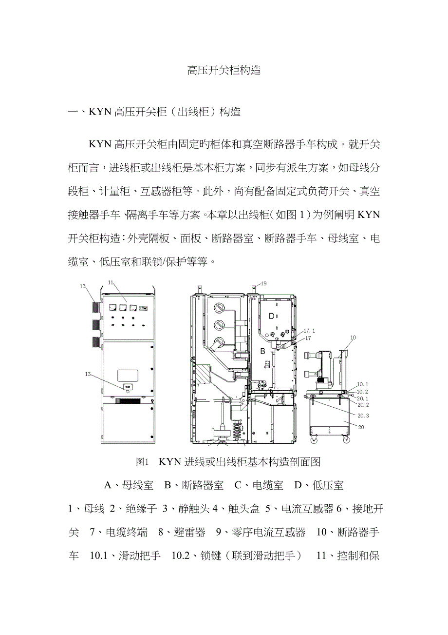 高压开关柜结构_第1页