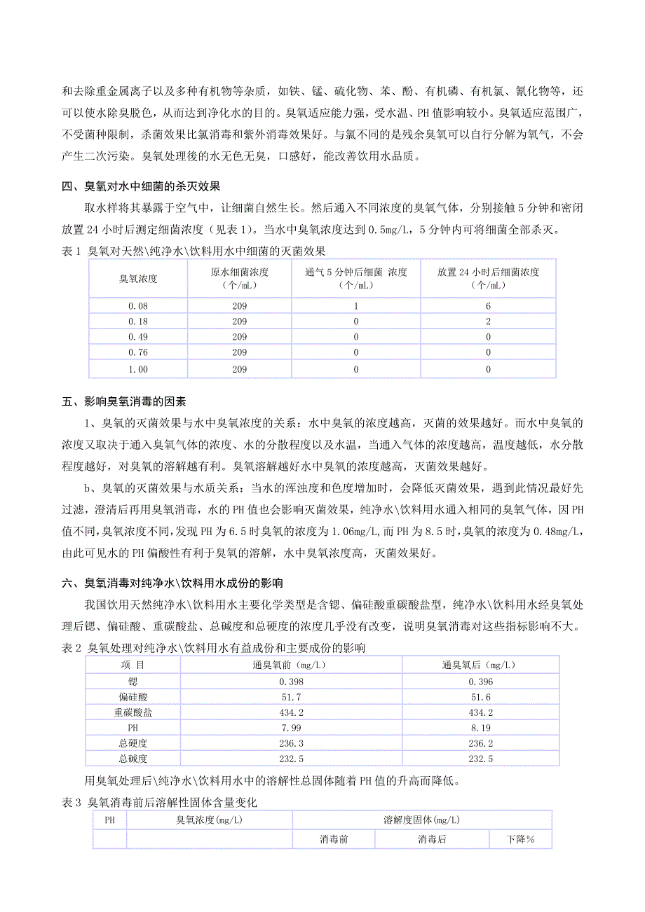 臭氧在纯净水和饮料用水生产中的应用.doc_第2页