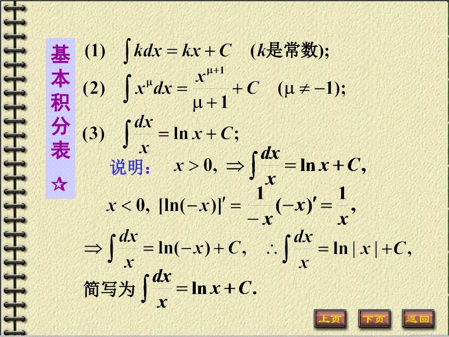 《不定积分的性质》PPT课件_第4页