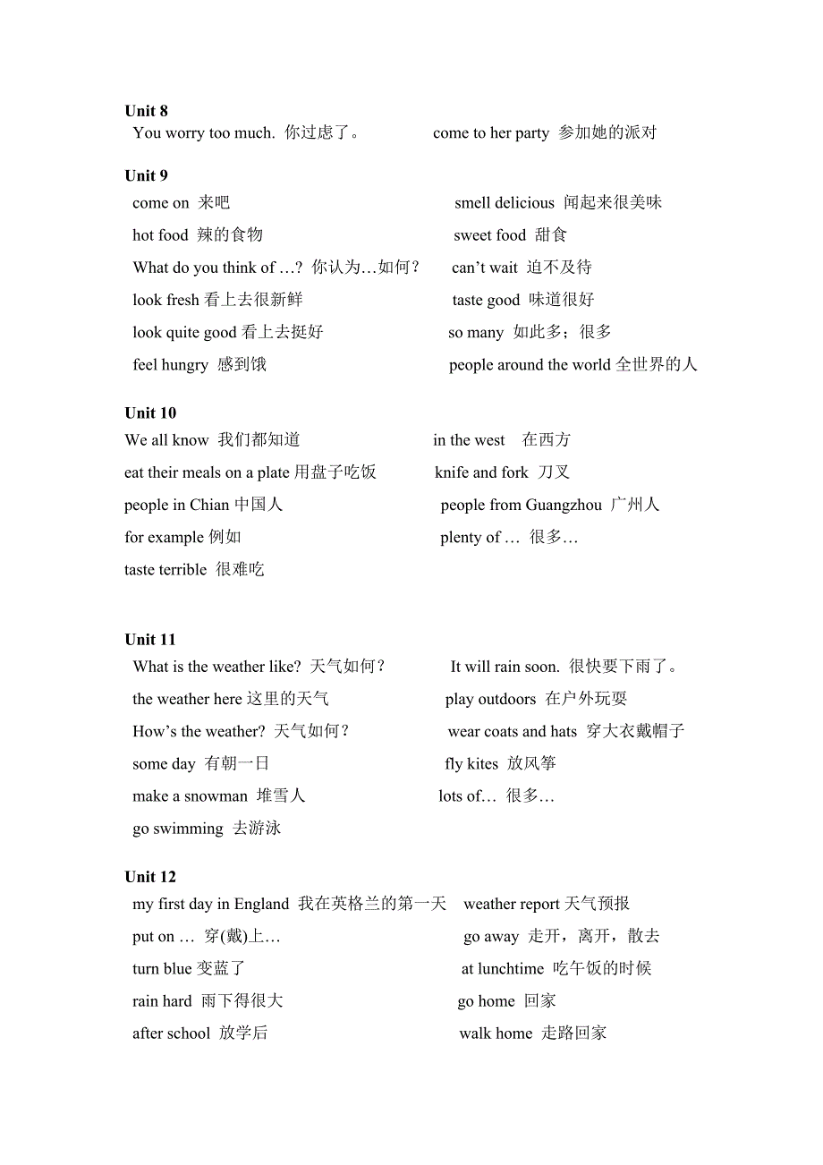 五年级上册英语短语词组表.doc_第3页