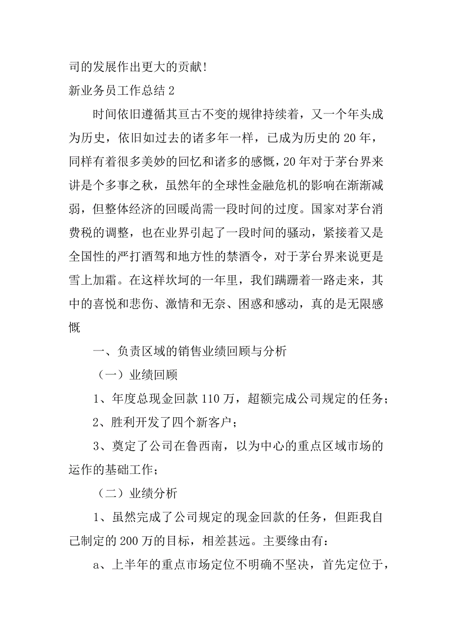 2023年新业务员工作总结_第3页