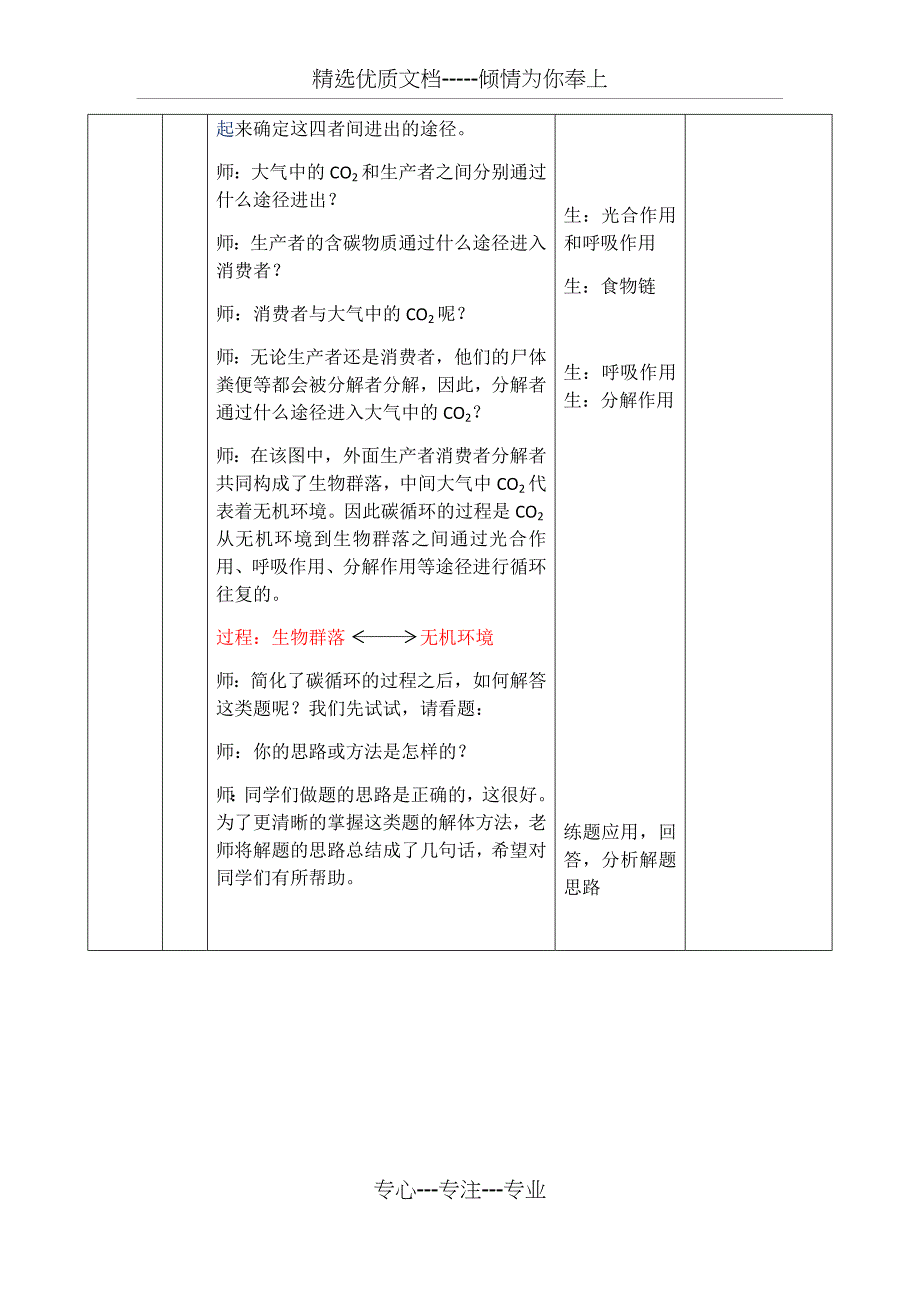 《生态系统的物质循环》优质课教案_第4页