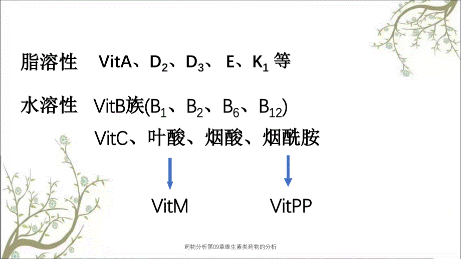 药物分析第09章维生素类药物的分析_第3页