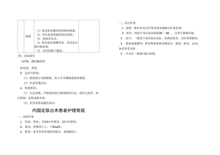 手外伤患者护理常规_第5页