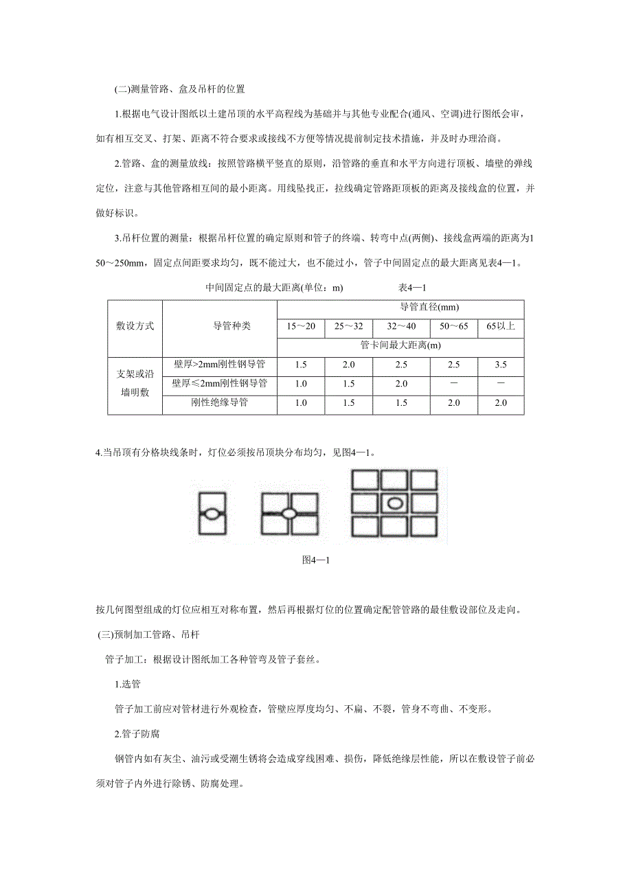 吊顶内管路敷设工程施工安全技术_第4页