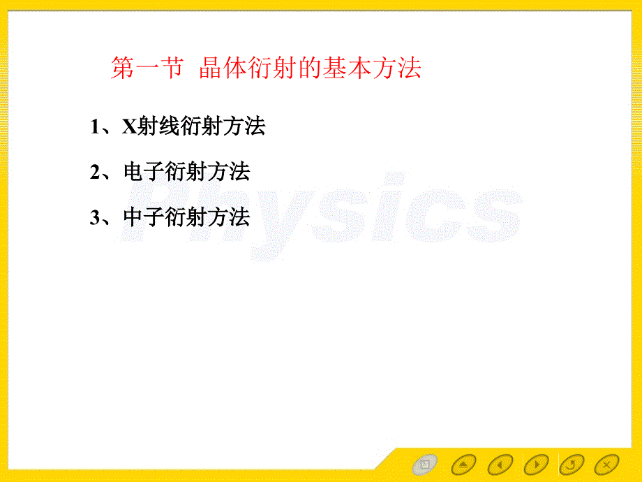 聊城大学固体物理第一章 第七节 晶体衍射_第2页