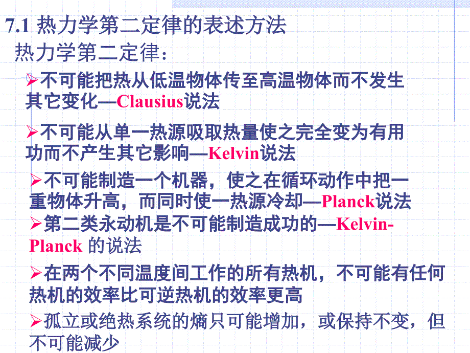 化工热力学：第7章_ 热力学第二定律及其工程应用_第3页