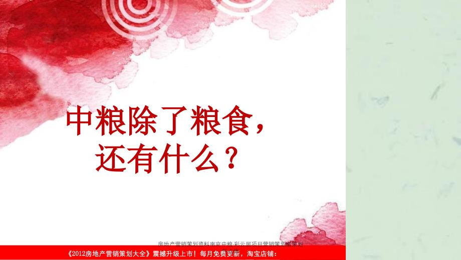 房地产营销策划资料南京中粮彩云居项目营销策划案策划任立峰课件_第2页