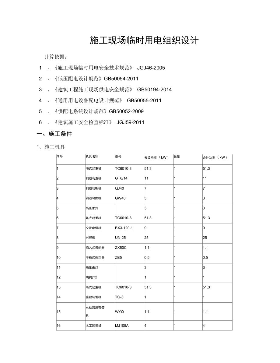 施工现场临时用电组织设计222_第1页