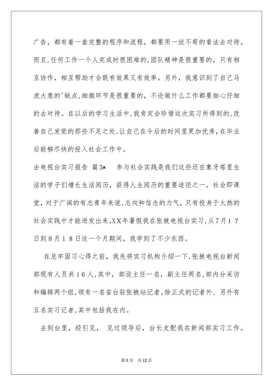 去电视台实习报告3篇_第5页