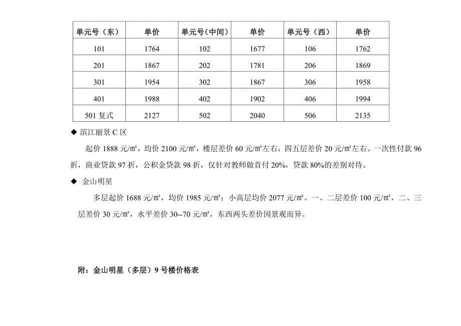 住宅定价方法案例说明_第5页