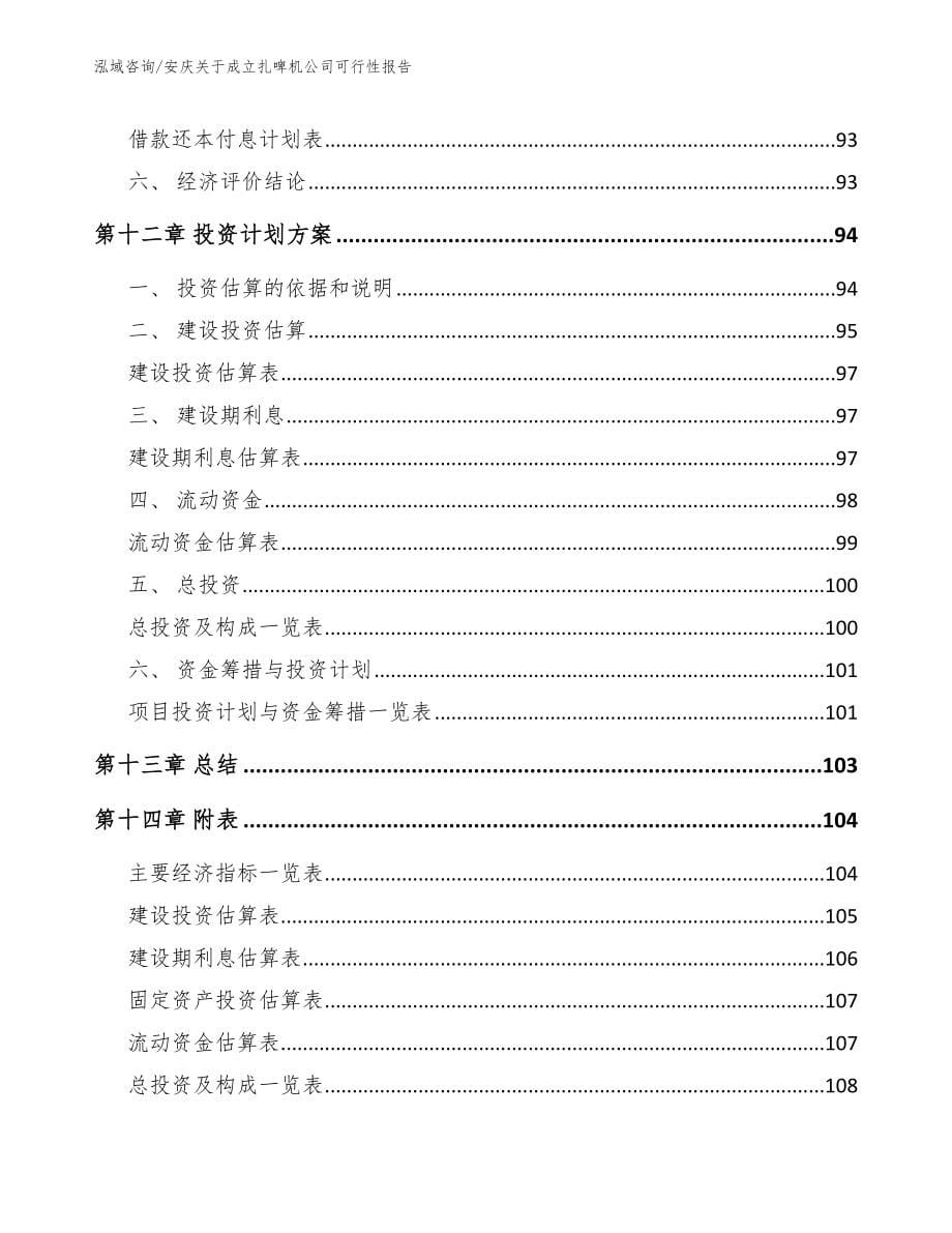 安庆关于成立扎啤机公司可行性报告_第5页