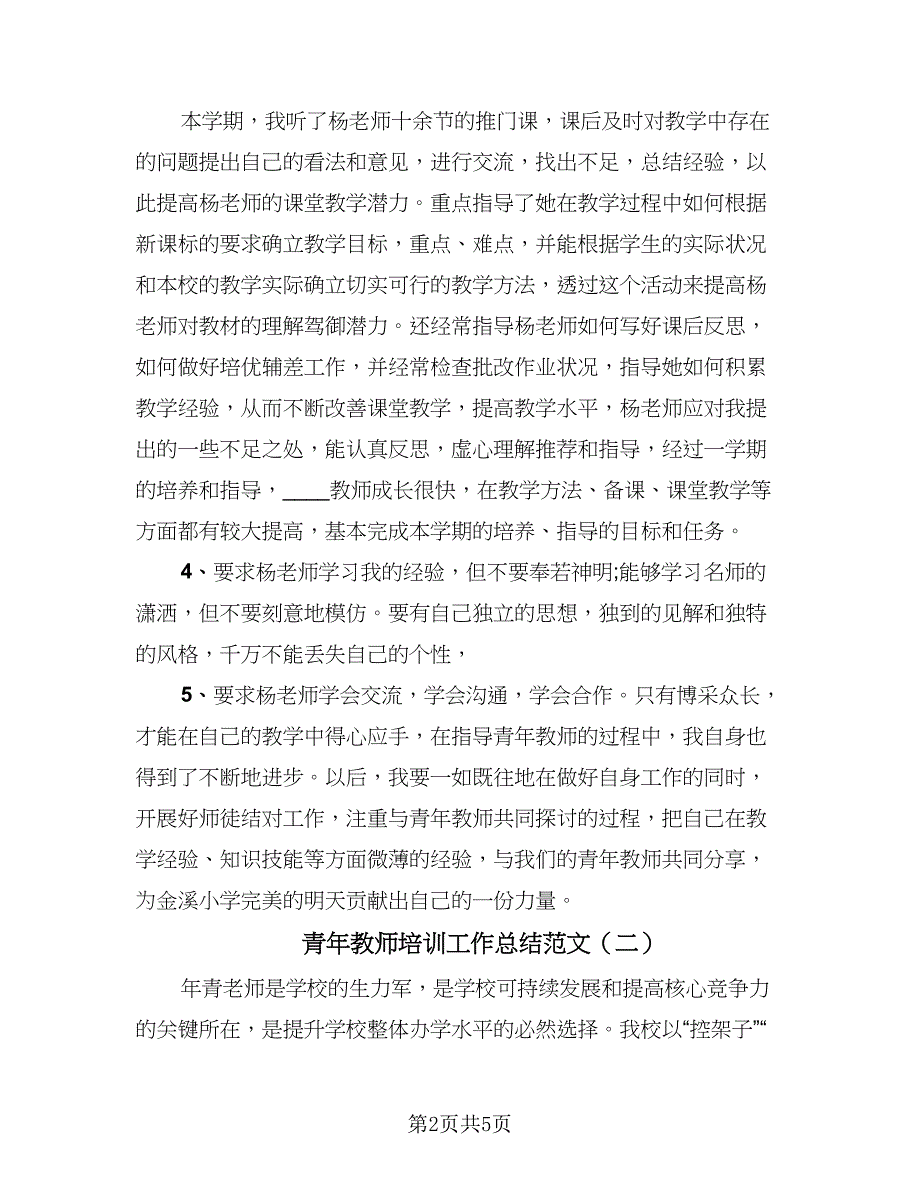 青年教师培训工作总结范文（3篇）.doc_第2页