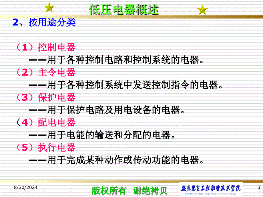 低压电器概述教学课件PPT_第3页