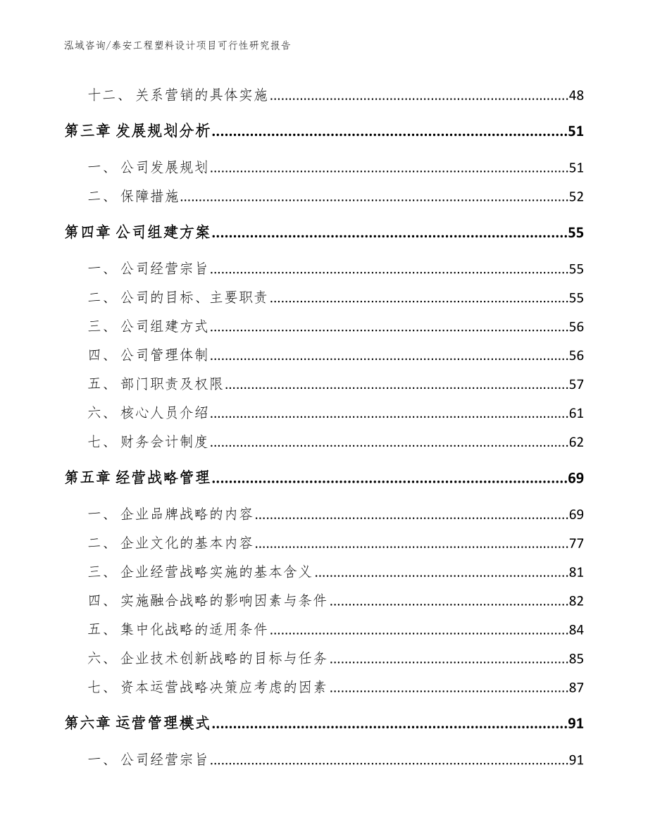 泰安工程塑料设计项目可行性研究报告（模板范文）_第2页