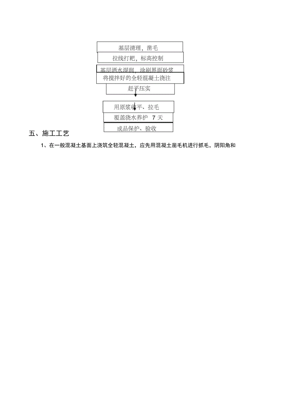 楼地面全轻混凝土施工技术交底_第2页