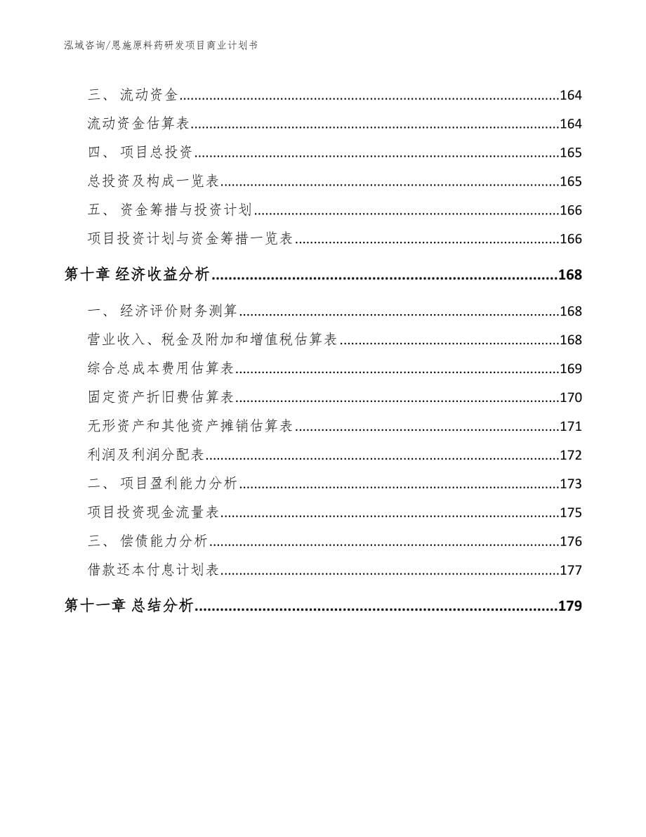 恩施原料药研发项目商业计划书模板范文_第5页