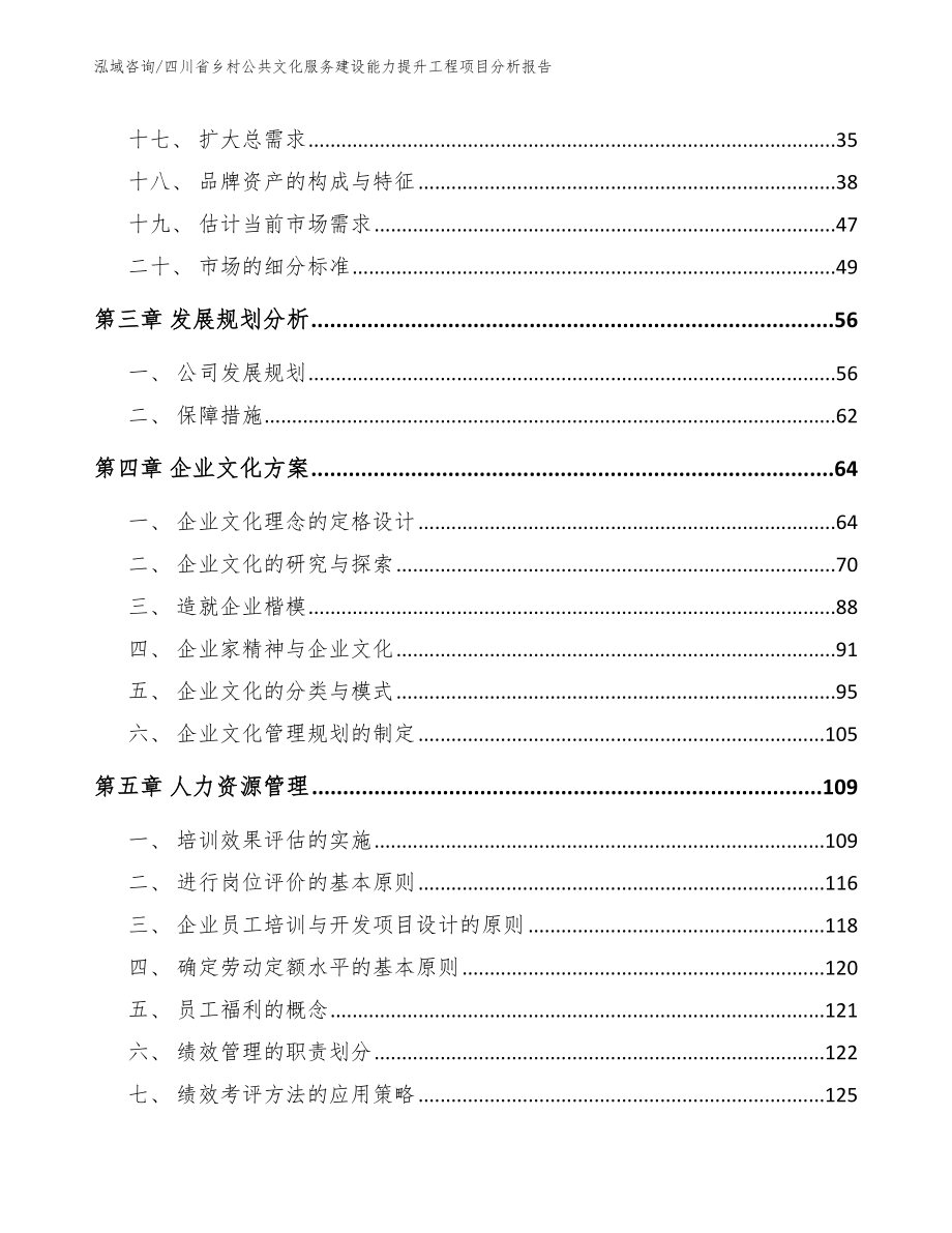 四川省乡村公共文化服务建设能力提升工程项目分析报告_第4页