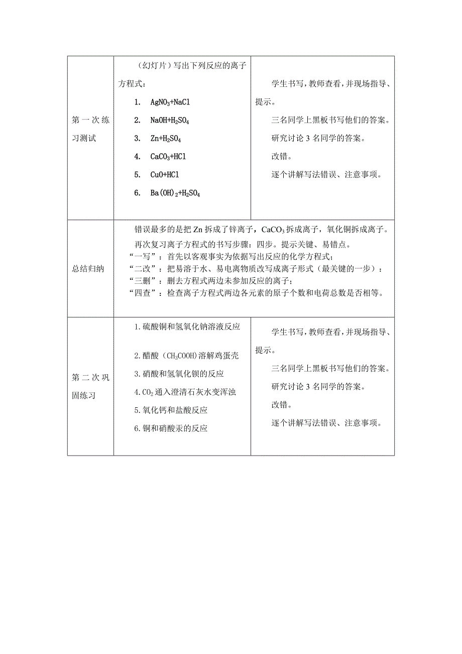 《离子反应第二课时》教学设计.doc_第3页